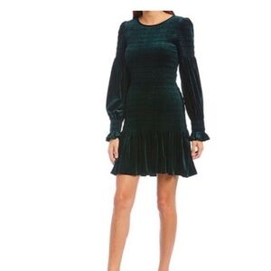 Gianni bini velvet dress mini